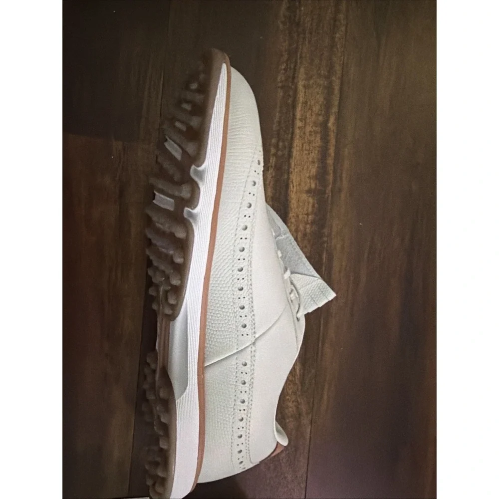 New Adidas Womens MC Zoysia Spikeless Golf Shoes Size 6.5 Gray Tan